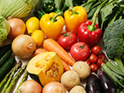 新鮮な色とりどりの野菜の画像