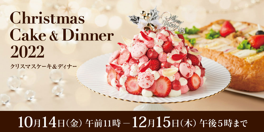 クリスマスケーキ&ディナー2022