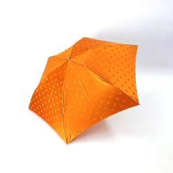 松屋リミテッド折り畳み傘 ドット オレンジ