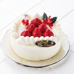 ＜欧風洋菓子店Shimizu＞クリスマスデコレーション（サンタの帽子）