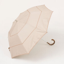 ＜GRACY（グレイシー）＞シンプルはしご刺繍　折りたたみ日傘（3色）