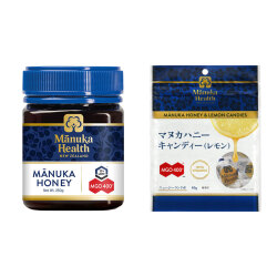 ＜マヌカヘルス＞マヌカハニー400+250g　マヌカハニーキャンディレモン80g特別セット（松屋ビューティーオンライン限定）