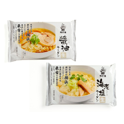 ＜聘珍樓＞醤油・海老塩ラーメンセット