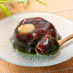 ＜清月堂本店＞銀座 栗入り抹茶ゼリー3個入