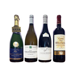 フランス人気の銘醸地周遊 飲み比べ4本セット