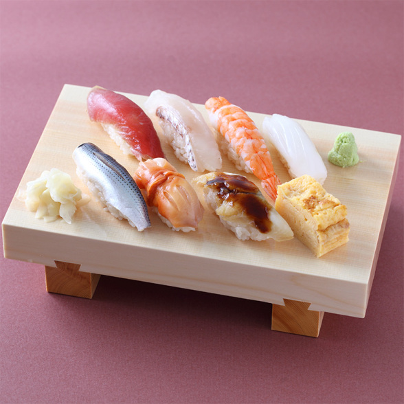 江戸前の技とネタの旨味を急速冷凍した寿司