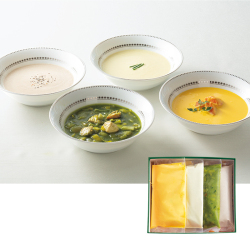 ＜銀座 KAIRADA＞皆良田シェフ特製 スープ4種セット