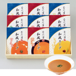 ＜日本料理なだ万＞冷温和風スープ