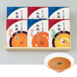 ＜日本料理なだ万＞冷温和風スープ