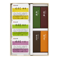 ＜とらや＞羊羹・水羊羹詰合せ1号