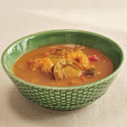 ＜加島屋＞海鮮と彩り野菜のスープカレー　デリ4Gセット