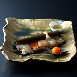 ＜下鴨茶寮＞料亭の昆布〆 -漁味- 3人前