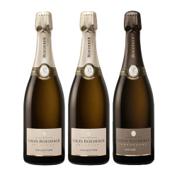 コレクションの飲み比べができる シャンパーニュ ルイ・ロデレール3本セット
