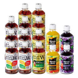 ＜日本コカ・コーラ＞からだすこやか茶W＋・からだおだやか茶W・ミニッツメイド詰合せ