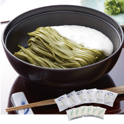 ＜浅草むぎとろ＞とろろ茶そば6食セット