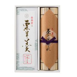 ＜菓匠 青柳正家＞栗羊羹・茶の間しぐれ詰合せ