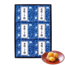 ＜小布施堂＞栗鹿ノ子ミニ6個入