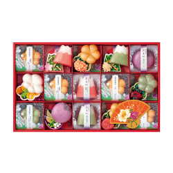＜京洛 辻が花＞京のお茶漬とお吸物 迎春最中詰合せ