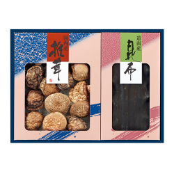 国内産どんこ椎茸・昆布詰合せ