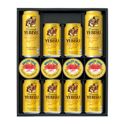 ヱビスビール・かに缶詰詰合せ