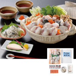 ＜関とら本店＞とらふくちり 生白子付