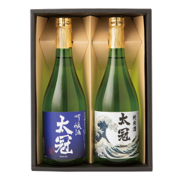＜山梨・太冠酒造＞北斎純米・吟醸 辛口2本セット
