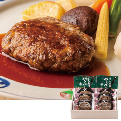 ＜浅草今半＞黒毛和牛ハンバーグセット