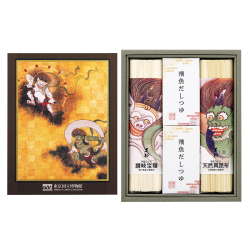 ＜甚助＞東京国立博物館 限定ギフト 風神雷神図屏風 讃岐宝穣・真昆布うどん詰合せ