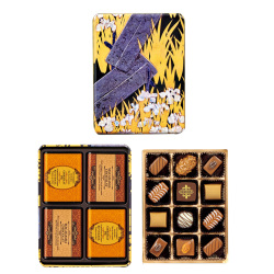 ＜ロイスダール＞東京国立博物館 限定ギフト 八橋蒔絵螺鈿硯箱 ショコラアソート