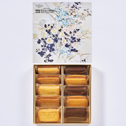 ＜ラ・メゾン白金グラン＞東京国立博物館 限定ギフト 小袖白綾地秋草模様 ショコラサンド