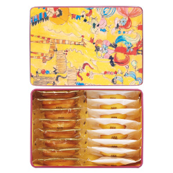 ＜アンリ・シャルパンティエ＞京都国立近代美術館 限定ギフト 七宝飾箱デザイン 馬のサーカス2　フィナンシェ・マドレーヌ詰合せ