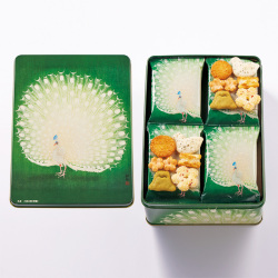 ＜麻布十番・あげもち屋＞東京国立近代美術館 限定ギフト 孔雀 花吹き寄せ
