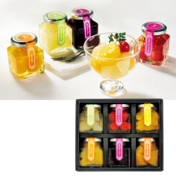 ＜FRUITS-J＞国産果実のミニコンポート詰合せ