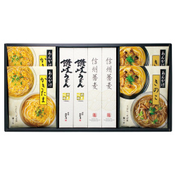 とろ旨あんかけで食べる讃岐うどんと信州戸隠そば