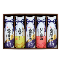 ＜タケサン＞小豆島 生搾醤油・調味料詰合せ