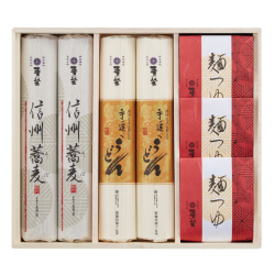 ＜麦坐＞信州そば・手延べうどん詰合せ