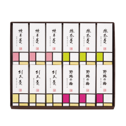 ＜清月堂本店＞小型羊羹詰合せ12本入り