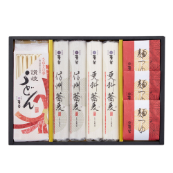 ＜麦坐＞信州そば・讃岐うどん詰合せ