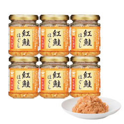 ＜酒悦＞酒悦謹製 紅鮭ほぐし6本セット