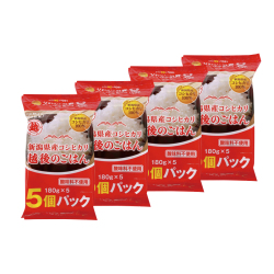＜越後製菓＞越後のごはん コシヒカリ５個Ｐ