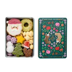 【12月24日（水）受取】＜KURAKICHI＞KURAKICHIあきたフルーツクッキー缶（クリスマスアソート）_103