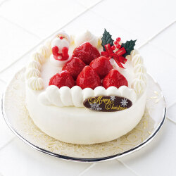 【12月24日（水）受取】＜欧風洋菓子店Shimizu＞クリスマスデコレーション（サンタの帽子）_281