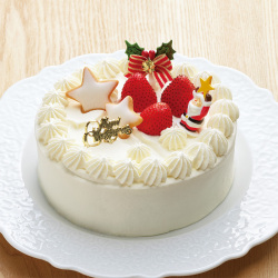 【12月25日（木）受取】＜菓子工房ルスルス＞苺のショートケーキ_283