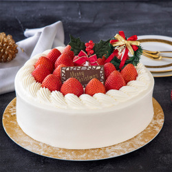 【12月24日（水）受取】＜日本橋 千疋屋総本店＞クリスマスクイーンストロベリーショートケーキスペシャル_292