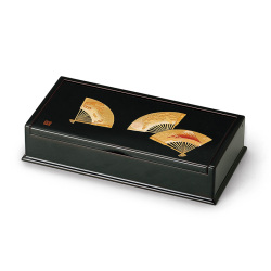 ＜会津塗＞フリーBOX 金扇面