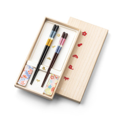 ＜若狭＞夫婦箸 有馬 箸置付