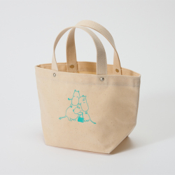 ＜一澤信三郎帆布＞MOOMINコラボレーションバッグ H-13小 生成り