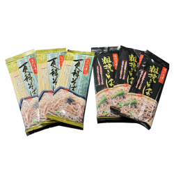 ＜信州ほしの＞信州信濃の粗挽きそば・更科そばセット