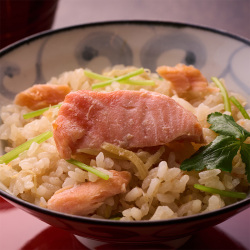 ＜咲季亭＞鮭生姜ごはん