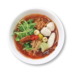 ＜亀戸升本＞緑豆はるさめ麺 鶏ピリ辛